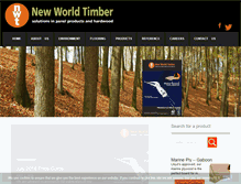 Tablet Screenshot of newworldtimber.com